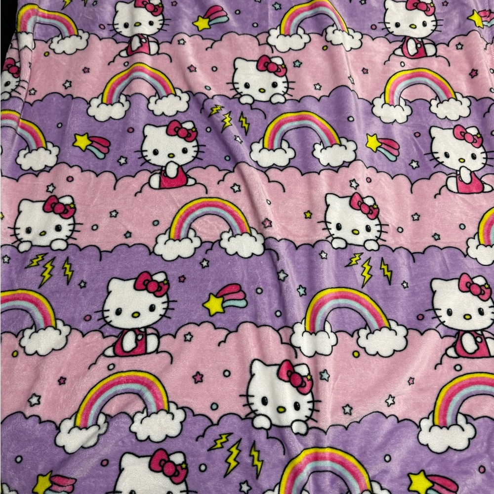 3 Hello Kitty Pink and Purple blankets